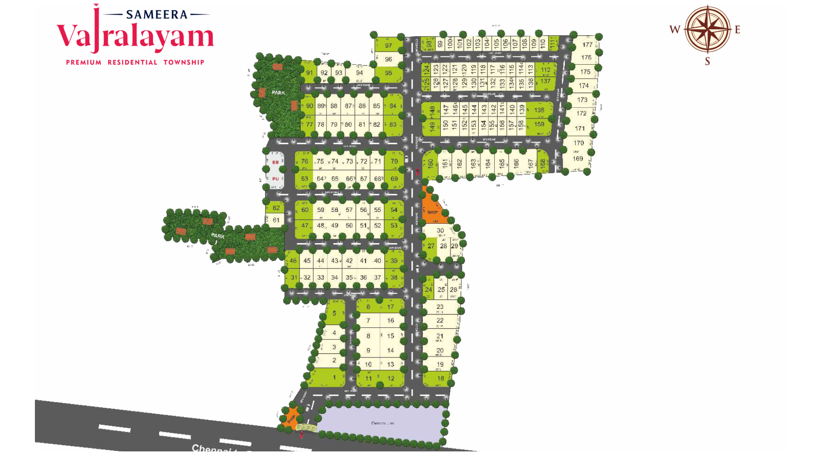 Land For Sale in Walajapet